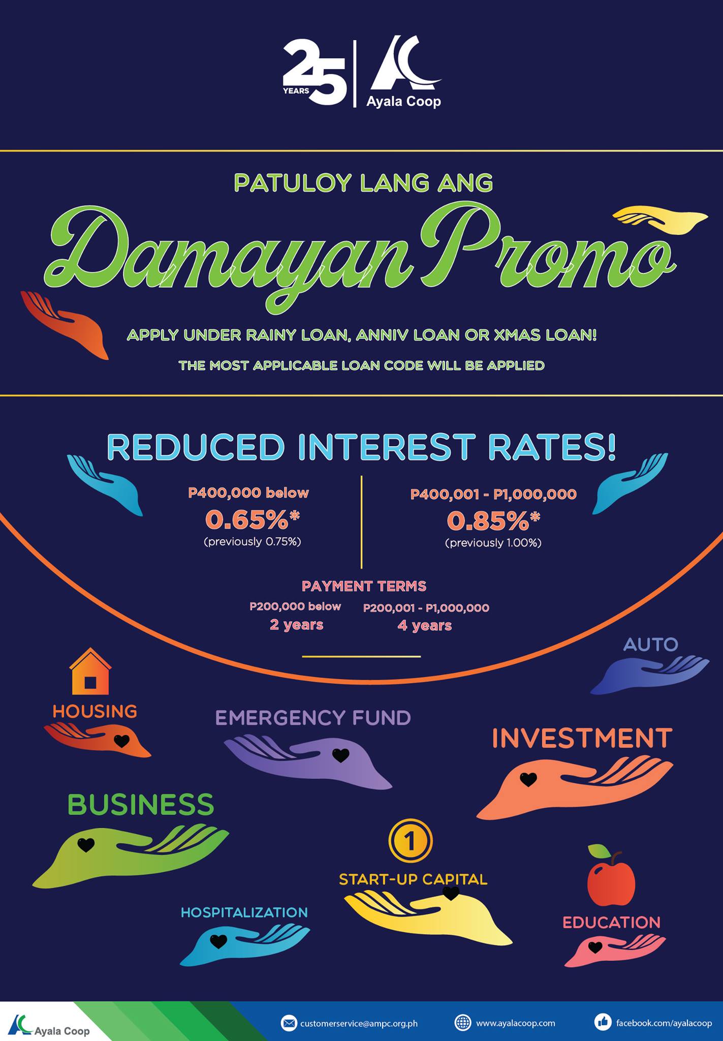 Our Damayan Promo continues!... - Ayala Coop Official Account