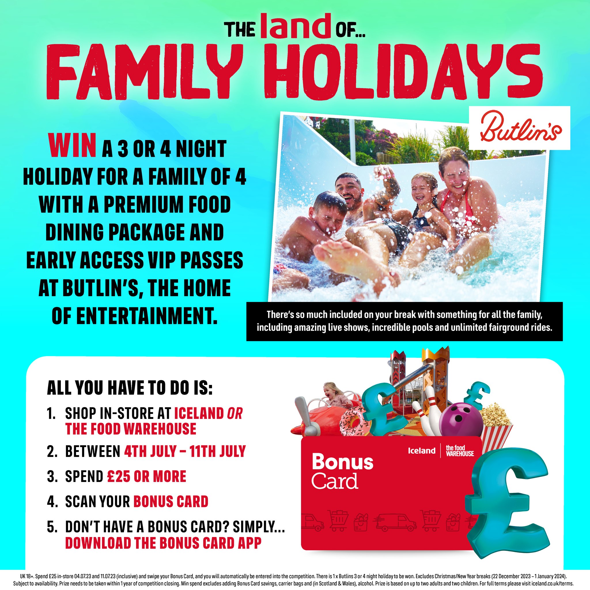 Food Warehouse - Want to get your hands on a FREE holiday for a family ...