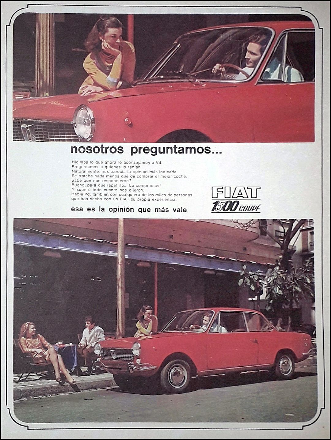 Fiat 1500 Coupé . . . . . 1967 Hicimos ฤล ahora nosotros