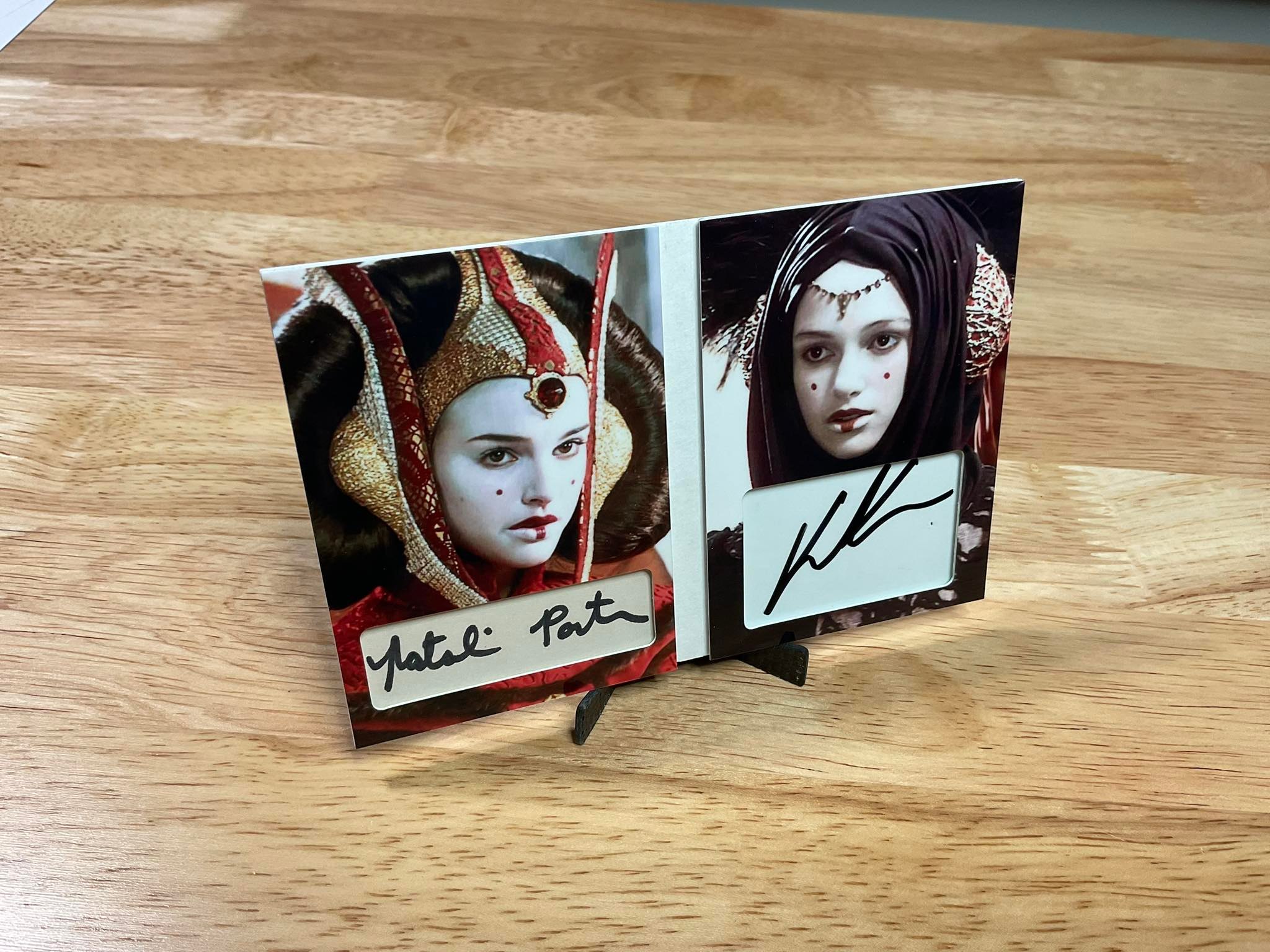 Natalie Portman and Keira Knightley together in this custom “booklet”