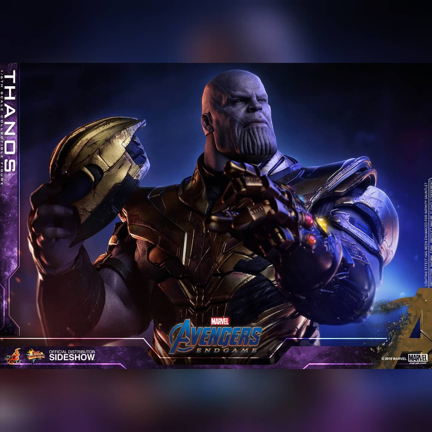 On a quest to dominate the universe, villainous titan Thanos cuts