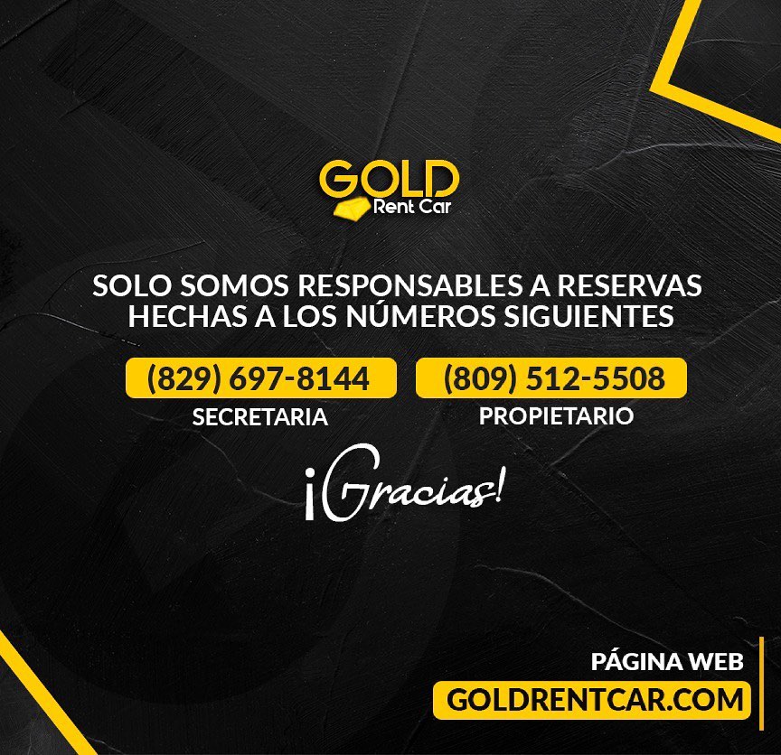 Gold Rent Car - Solos somos responsables de las reservas...