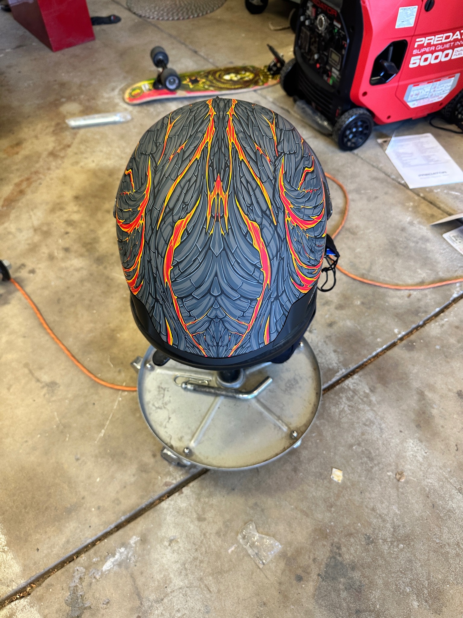 barb wire painted motorcycle helmets Novelty Eagle- W/ Barbed Heart  Daytona Custom helmet BARBED WIRE Glowing Night HANDMADE ONLY Drawing Barbed Wire on Ski