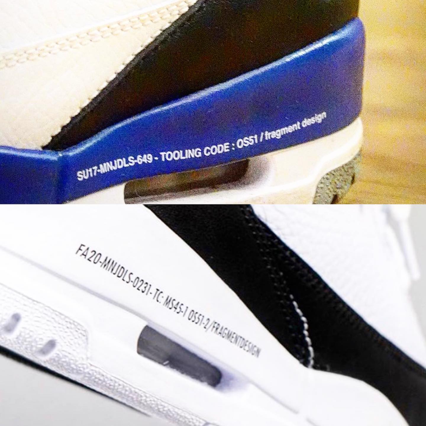 HK-Kicks.com - Codes are different between Air Jordan 3 x...