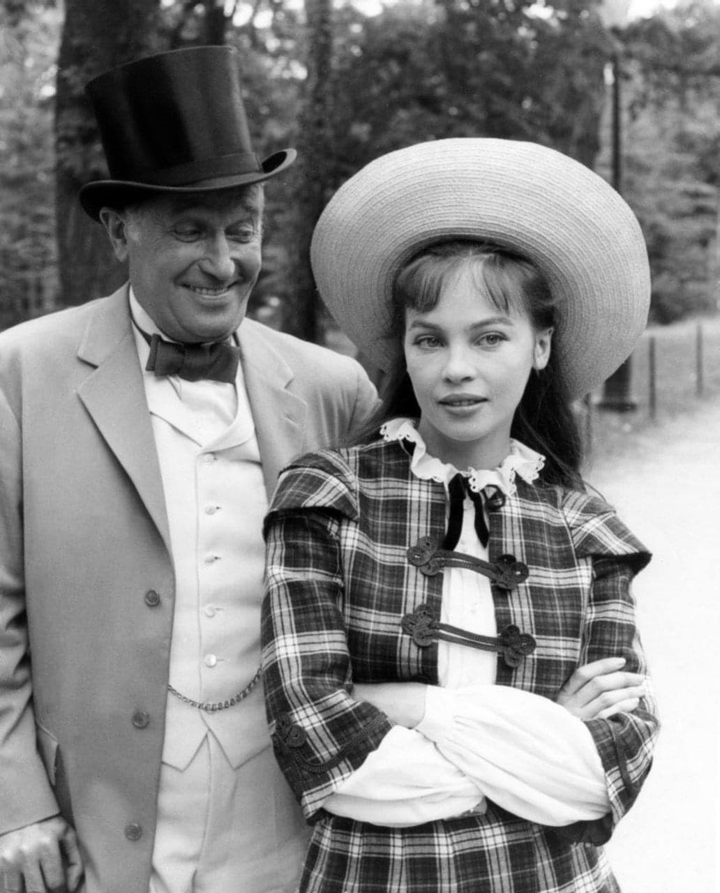 Leslie Caron with Maurice Chevalier in “ Gigi” 1958