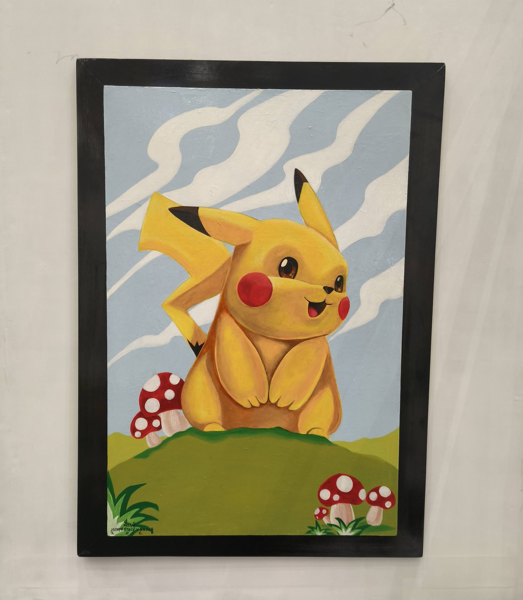 Limited edition pokemon pikachu art print