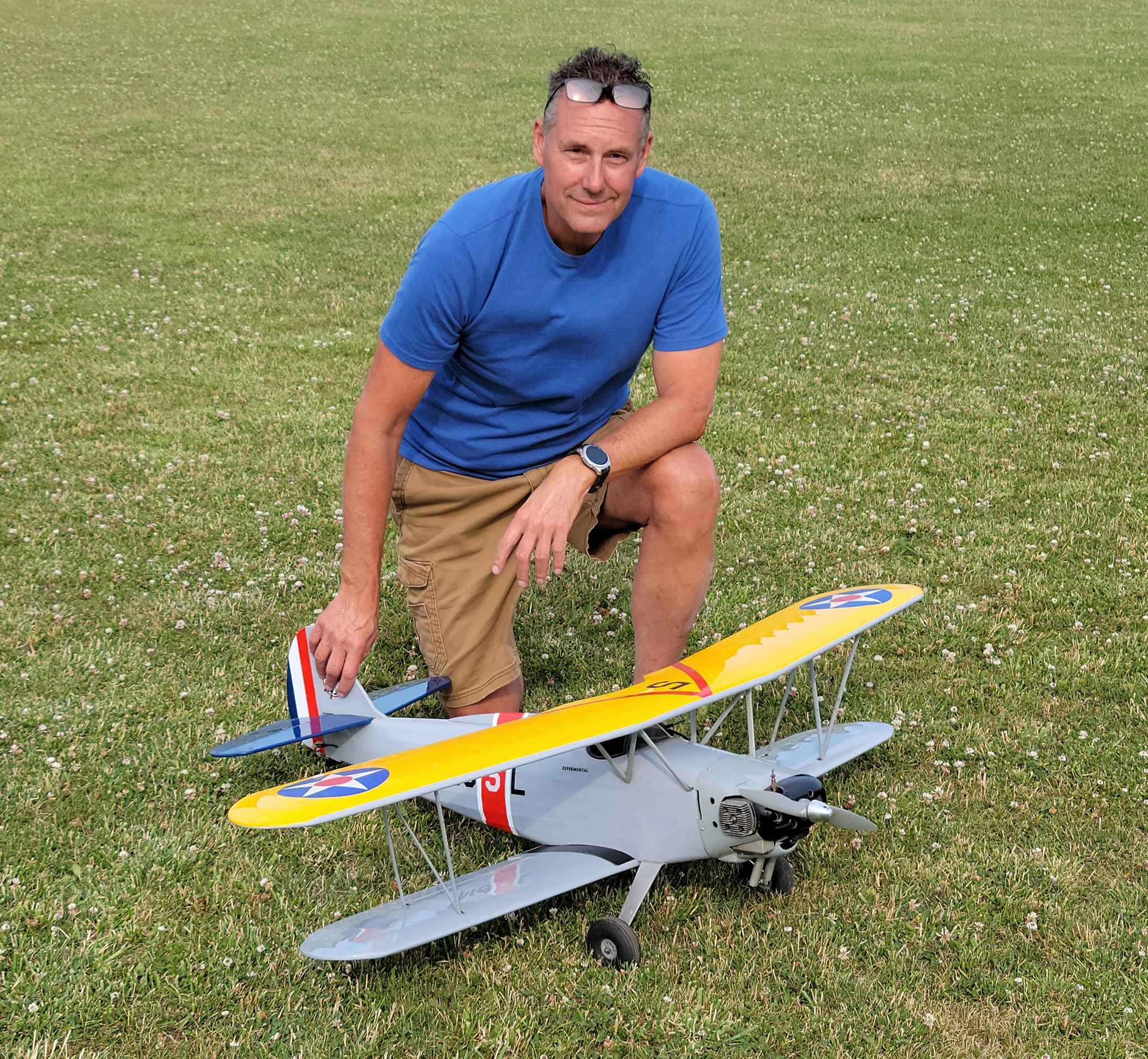 A 1975 Sig Skybolt kit I was gifted. My first full size balsa build.