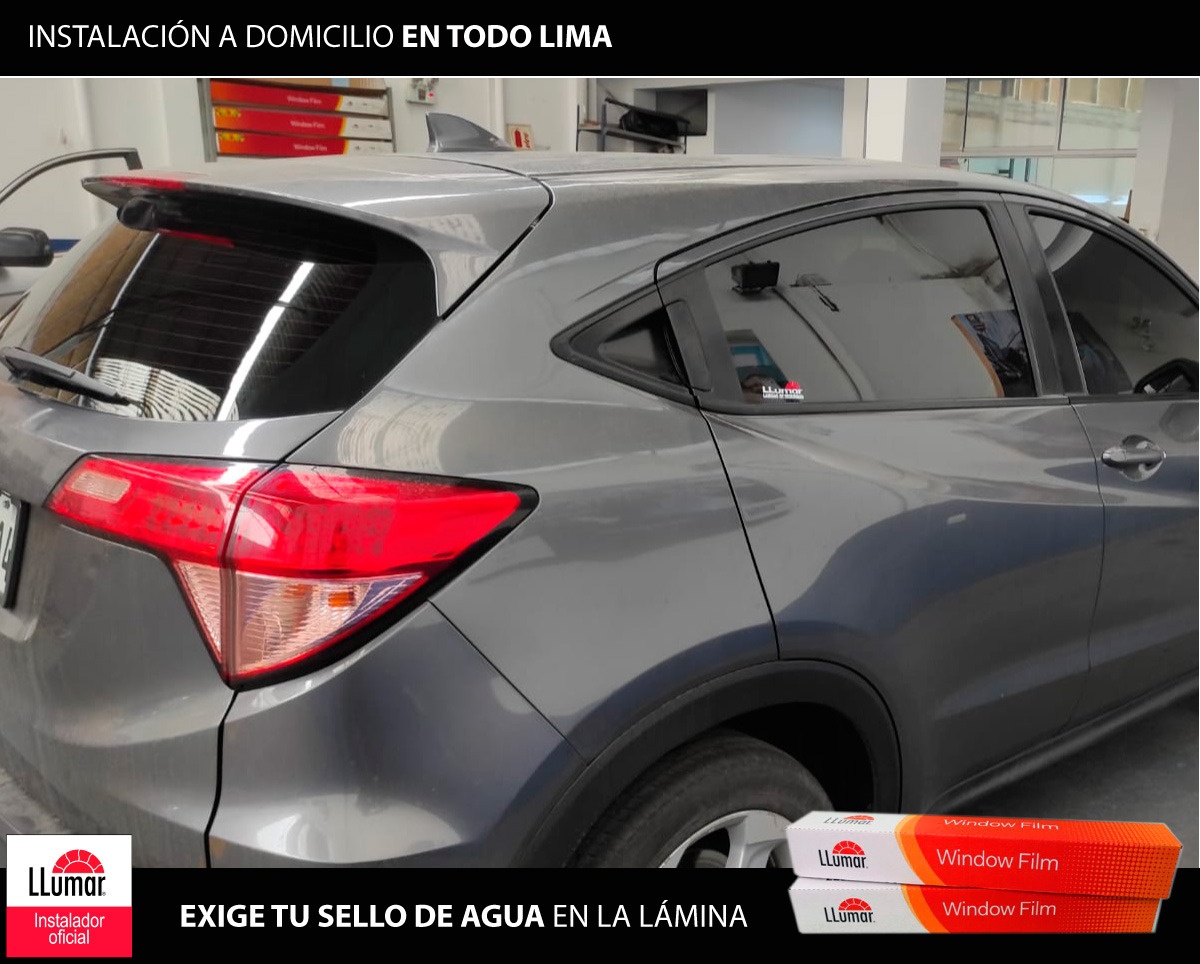 Láminas Llumar instalación a domicilio
