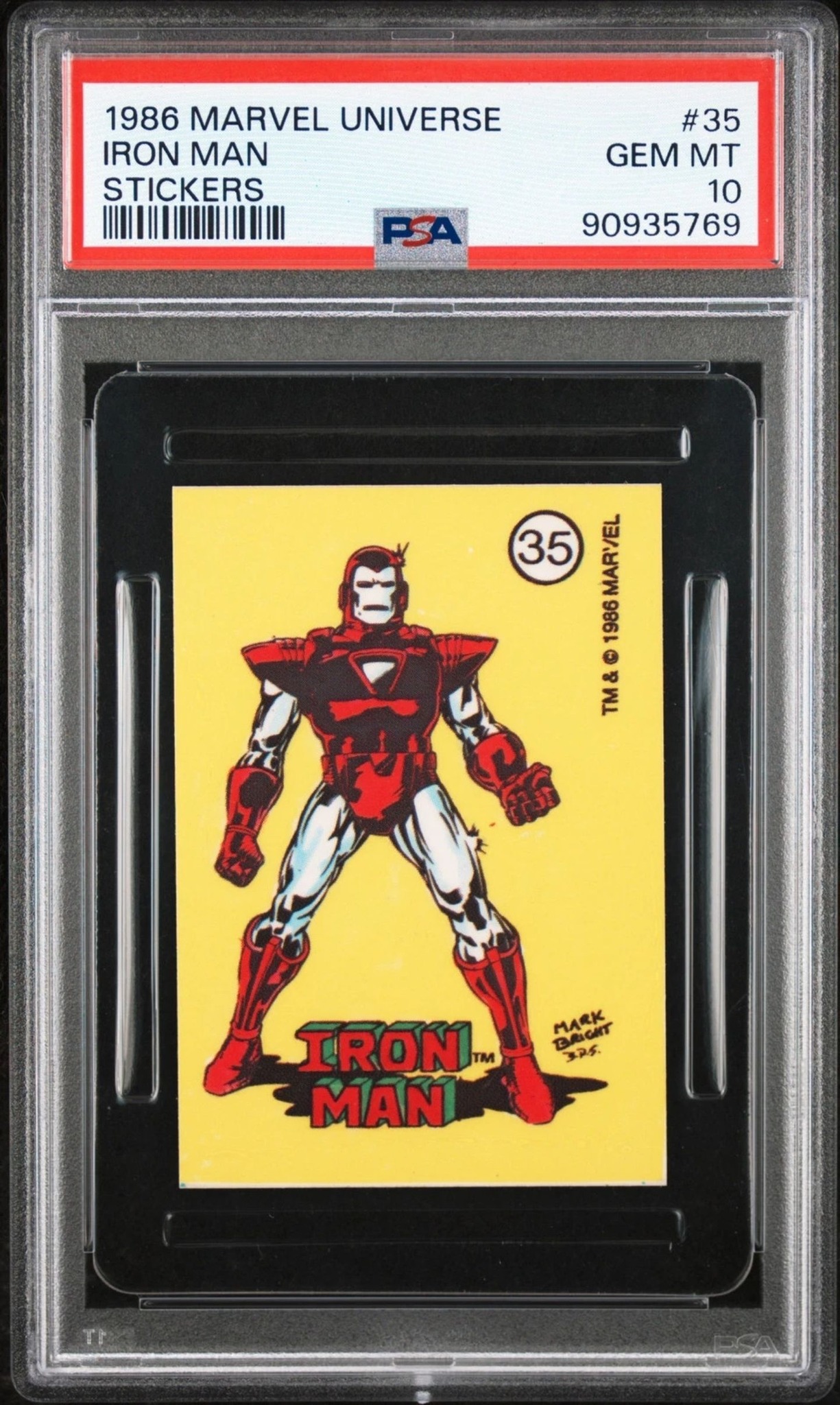 35k ironman low pop psa10 1986