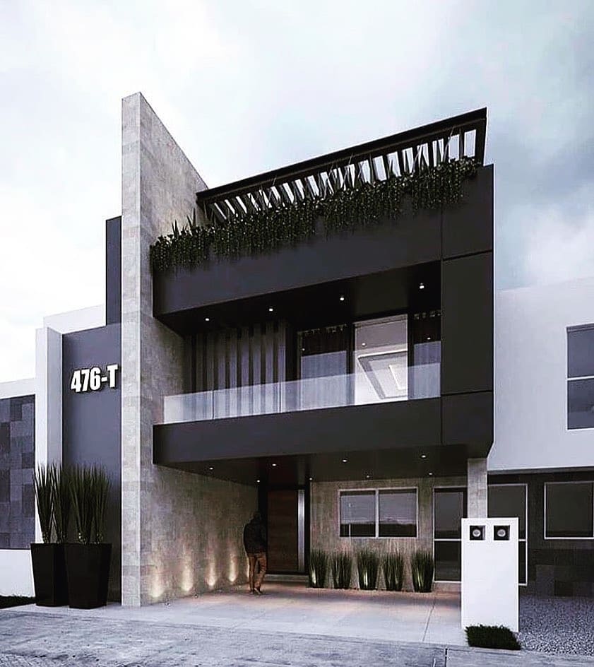 Maddy - ️ Modern House Exterior Design 😍 Rate out of 1 to... | Facebook