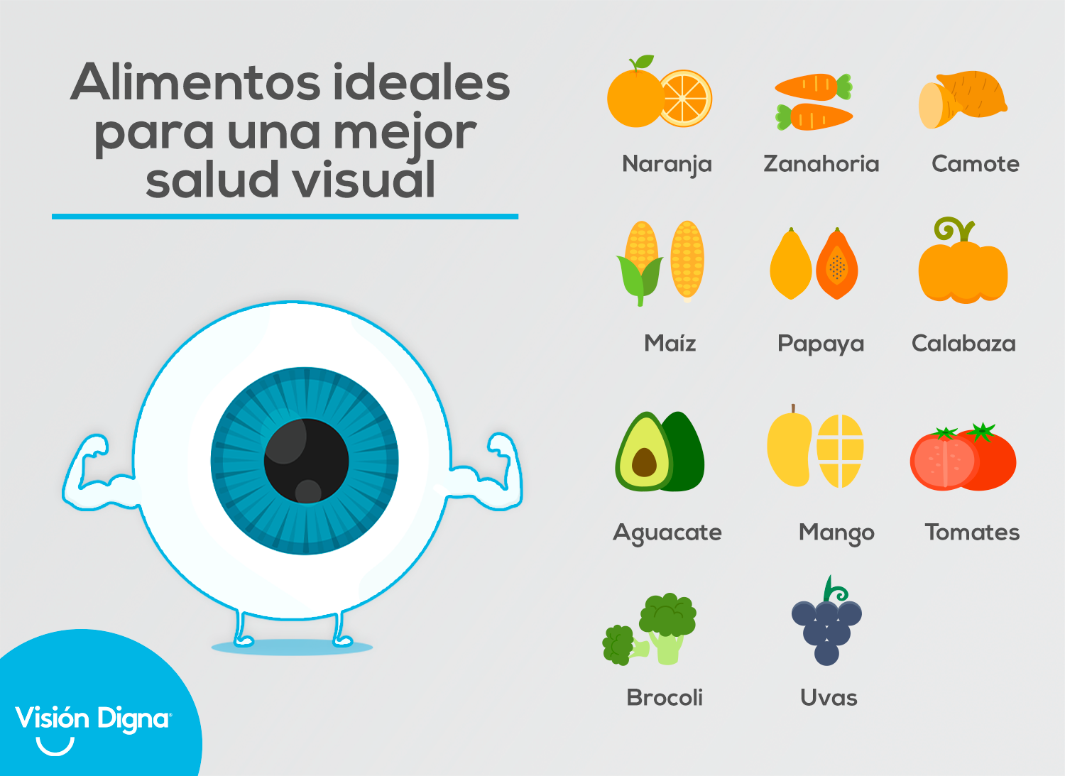 ¿Qué alimentos te... - Clínicas de los Ojos Visión Digna | Facebook
