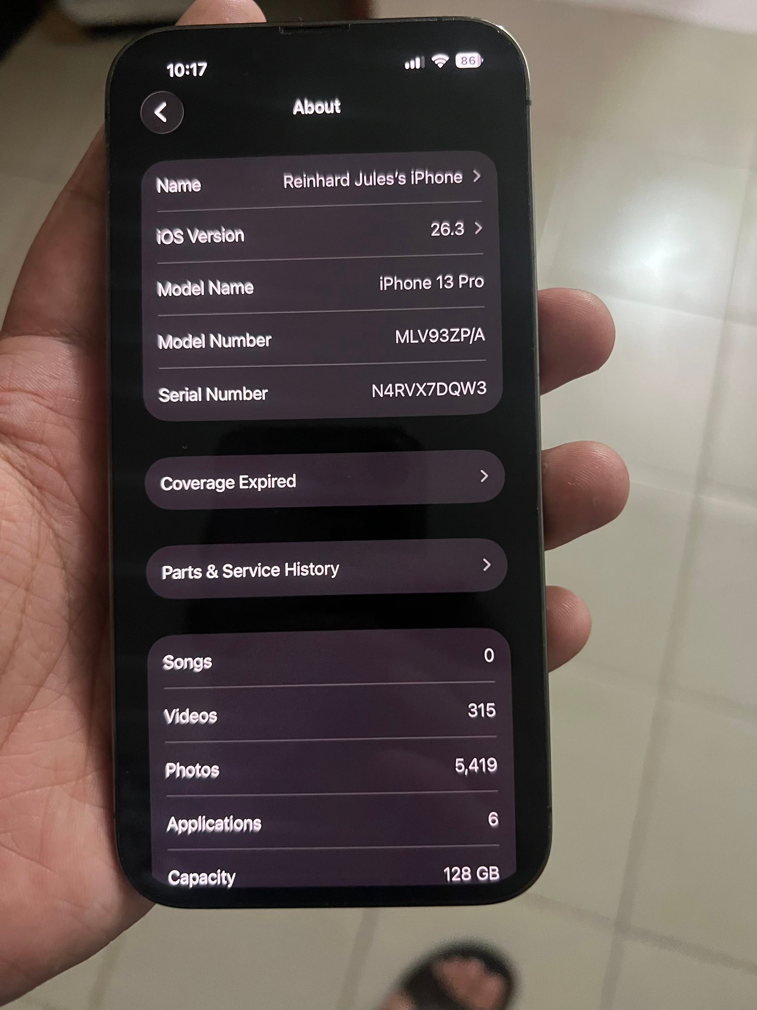 iPhone 13 Pro Graphite