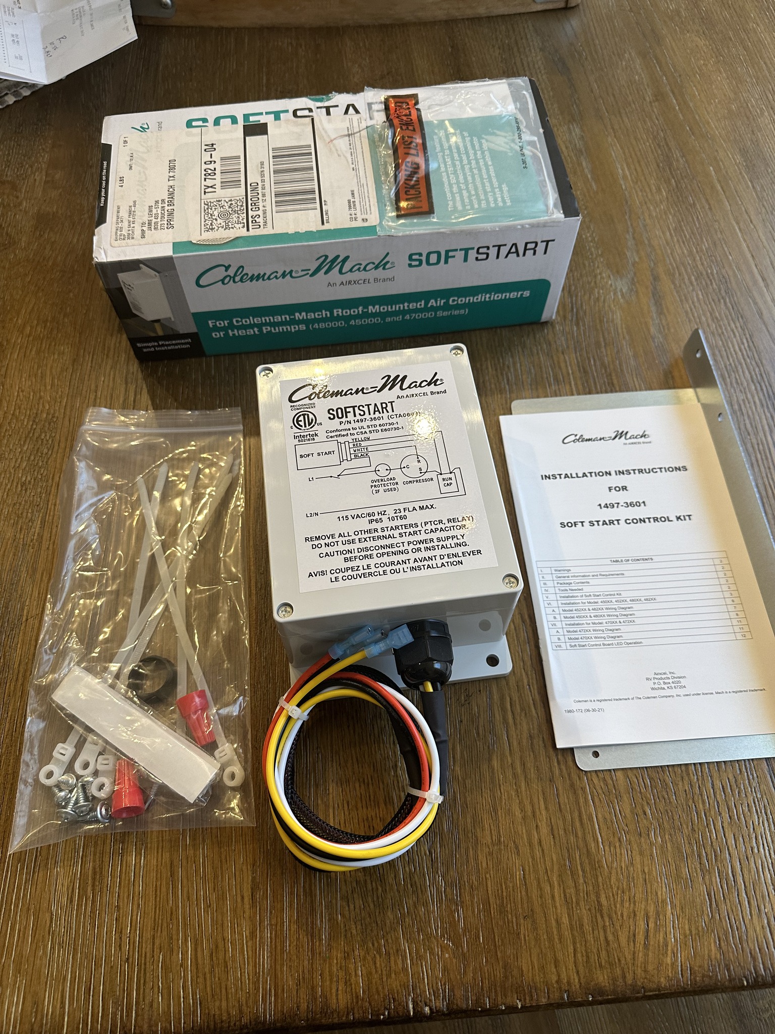 LLANNDER Soft Start For RV Air Conditioner, RV AC Soft