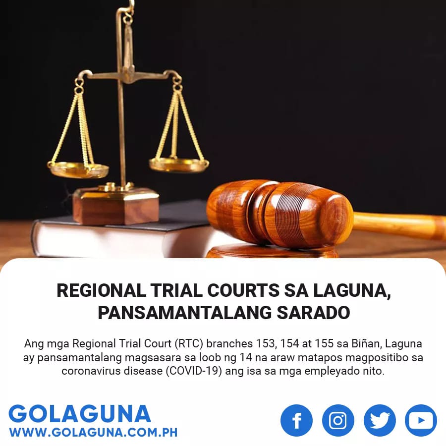 GO Laguna - Ang mga Regional Trial Court (RTC) branches... | Facebook