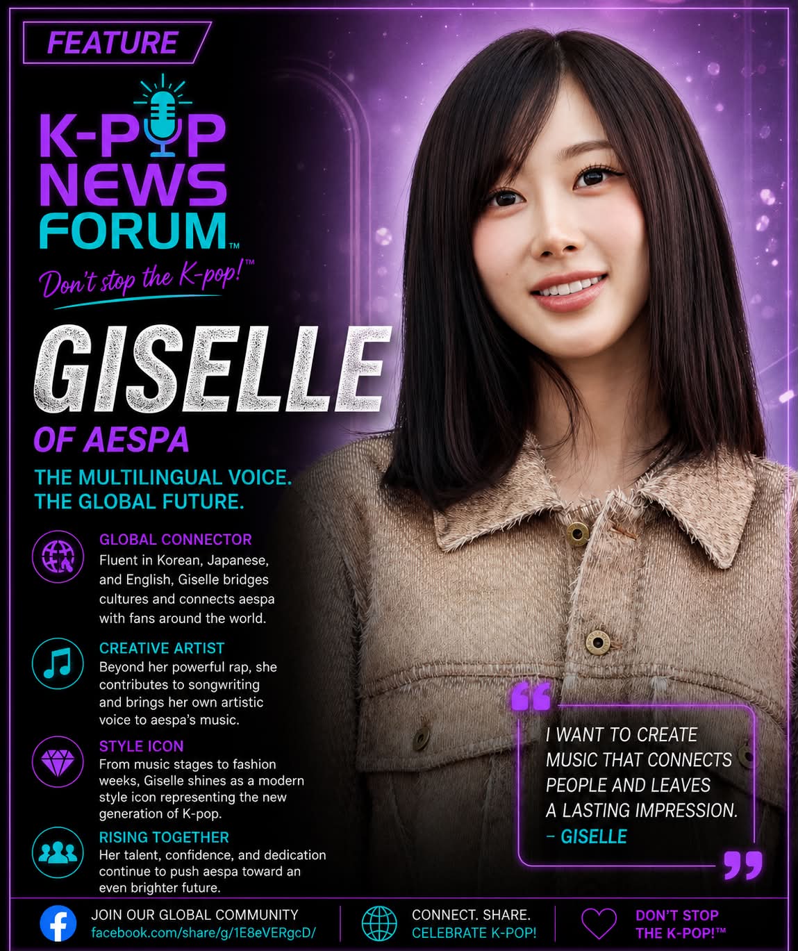 Happy 25th Birthday to aespa's Uchinaga Aeri aka Giselle 🥳🎉