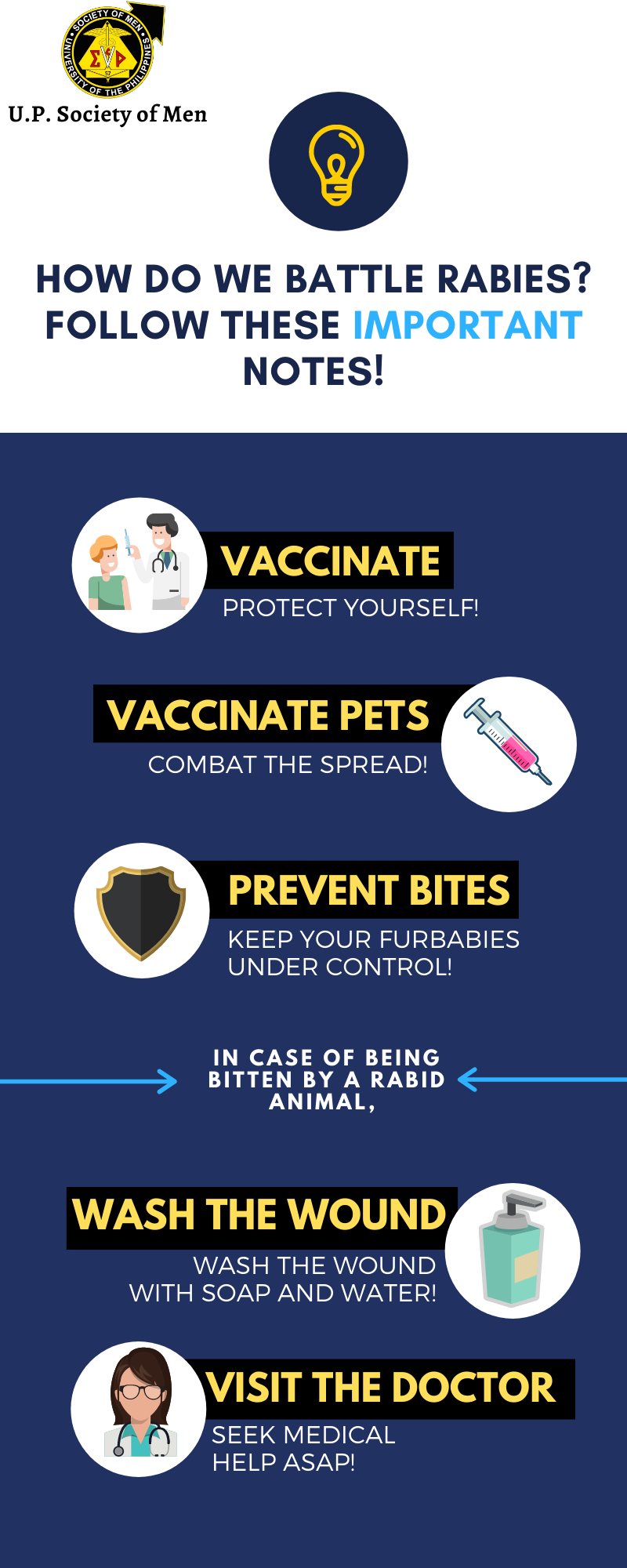 Today is World Rabies Day! Let us... - U.P. Society of Men