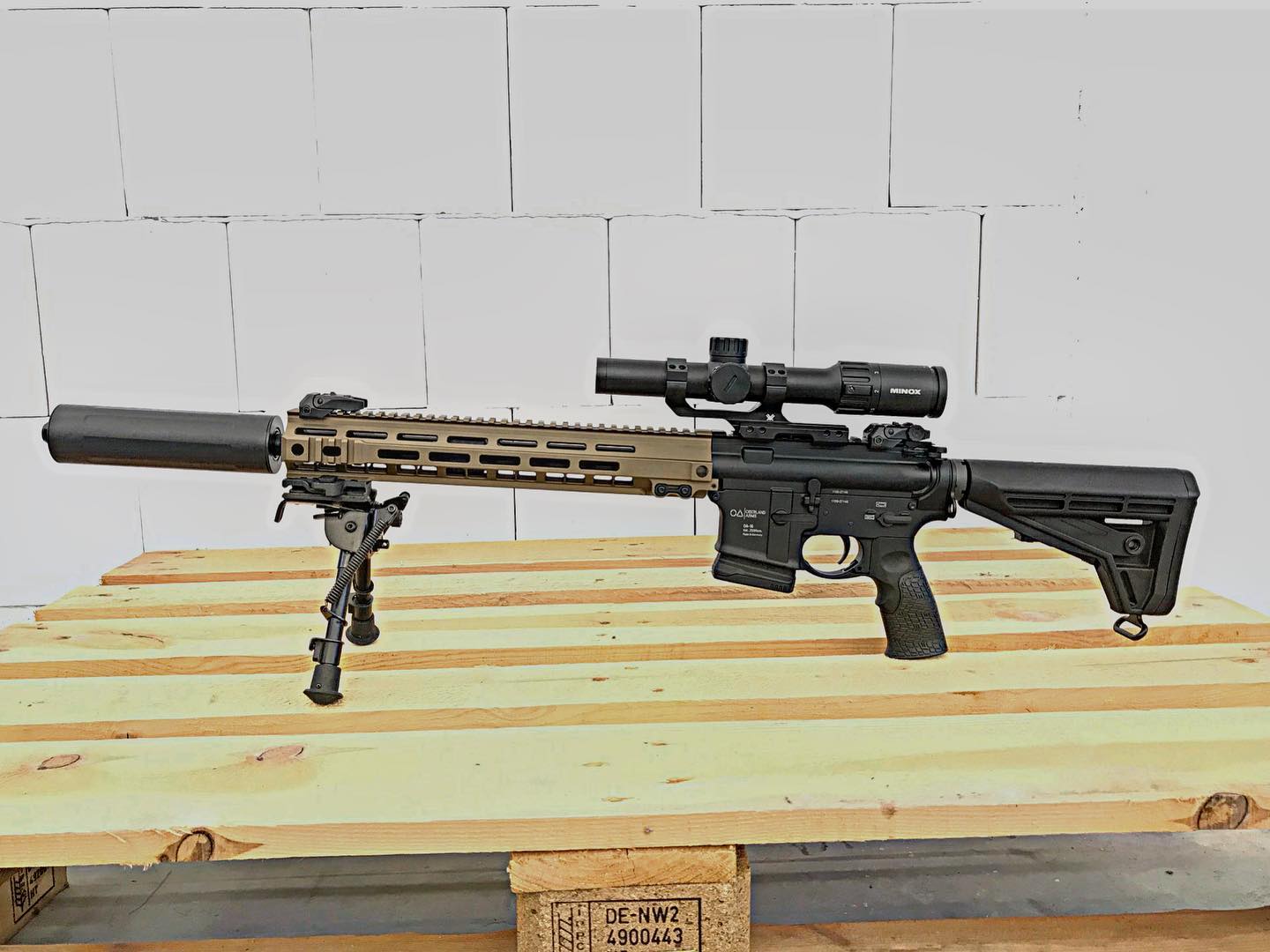 oacustomshop OA-15 INDIVIDUAL SL14 + ?OA-KDA II Titan #suppressor 