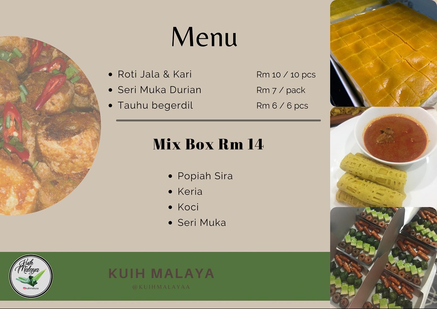 Kuih Malaya - Menu Waktu Hari Raya Haji nanti. Boleh pre... | Facebook
