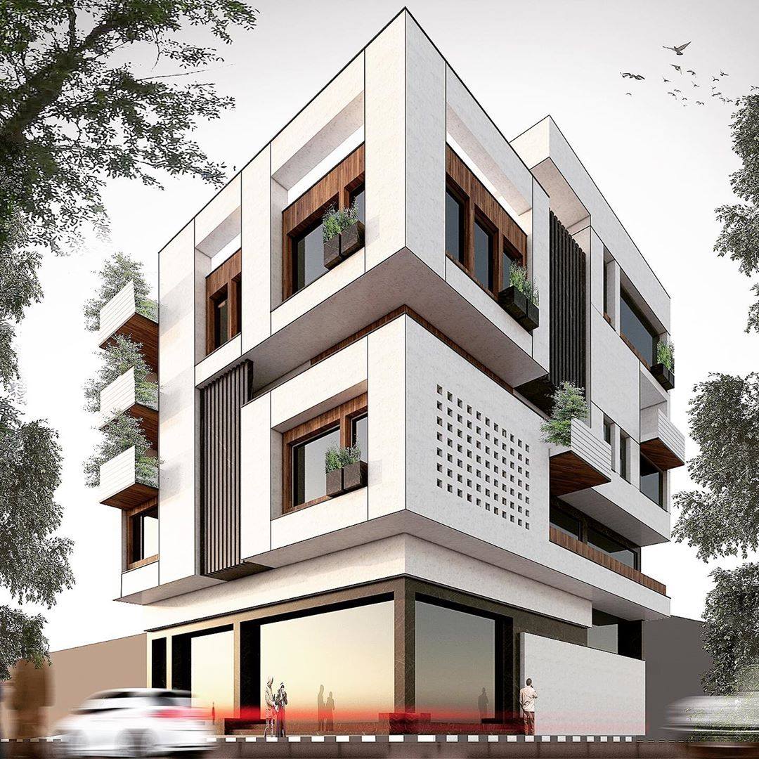 Maddy - ️ Modern House Exterior Design 😍 Rate out of 1 to... | Facebook