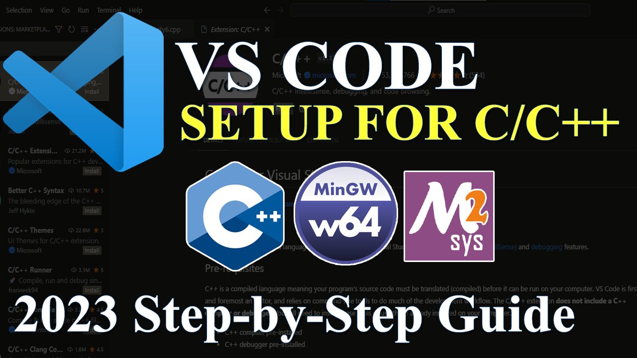 SAF1 - Step-by-Step Guide for: * The basics of setting up a C/C++ ...