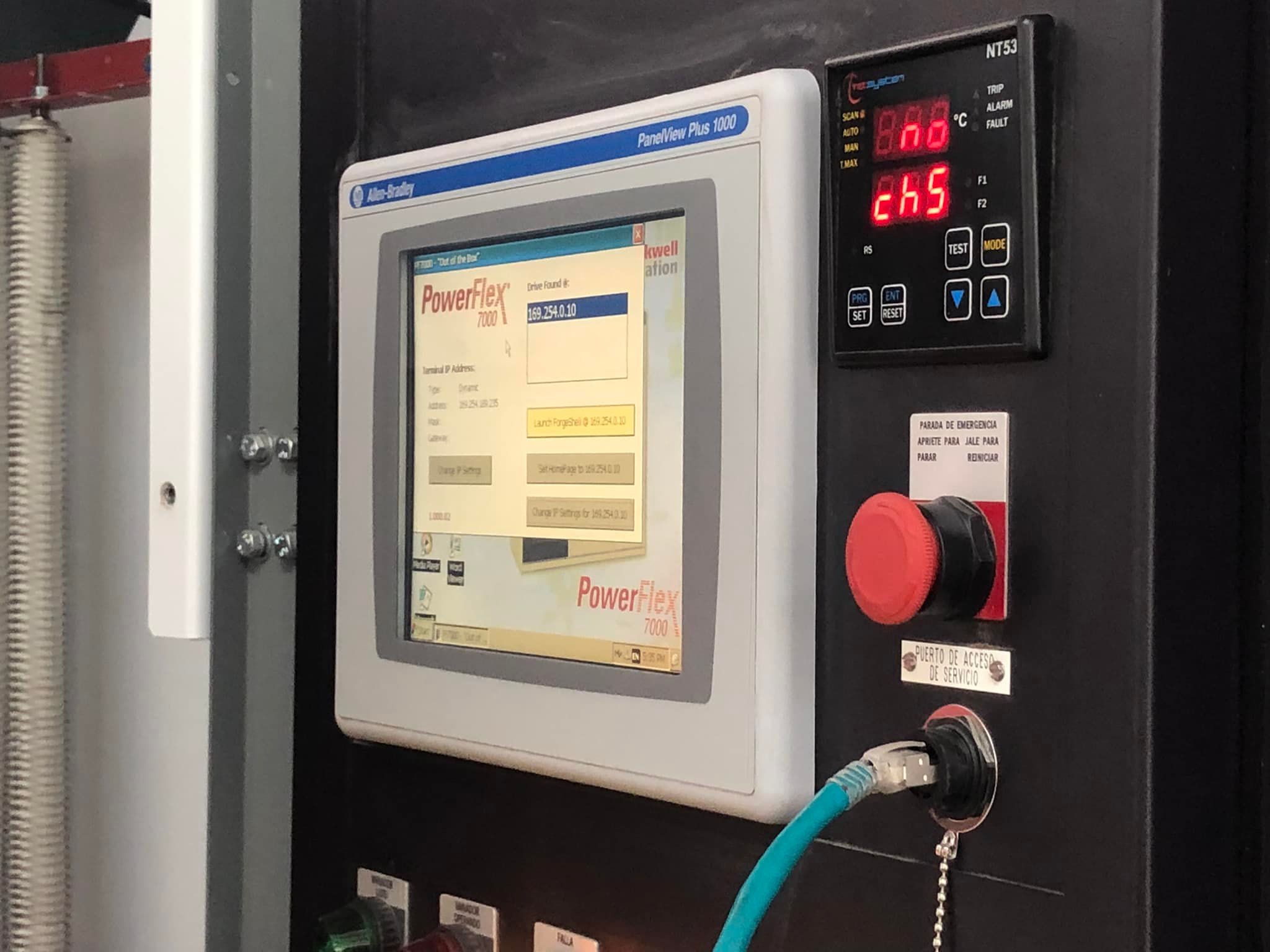 Compactlogix, Powerflex 525, Panelview Plus, Variador de Frecuencia ...