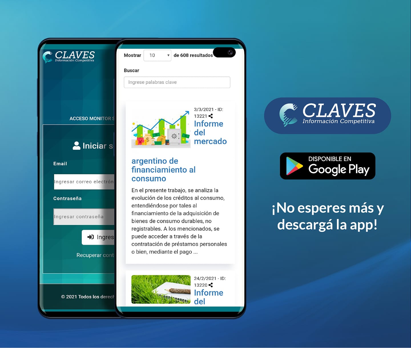 Ya esta disponible la app... - Claves Informacion Competitiva | Facebook