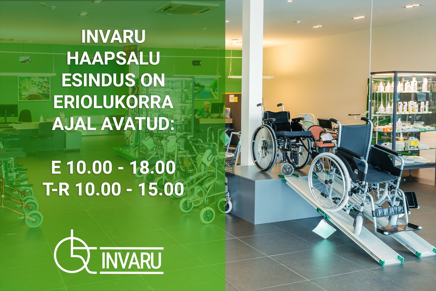 Anname teada, et Invaru Haapsalu... - Abivahendikeskus Invaru | Facebook