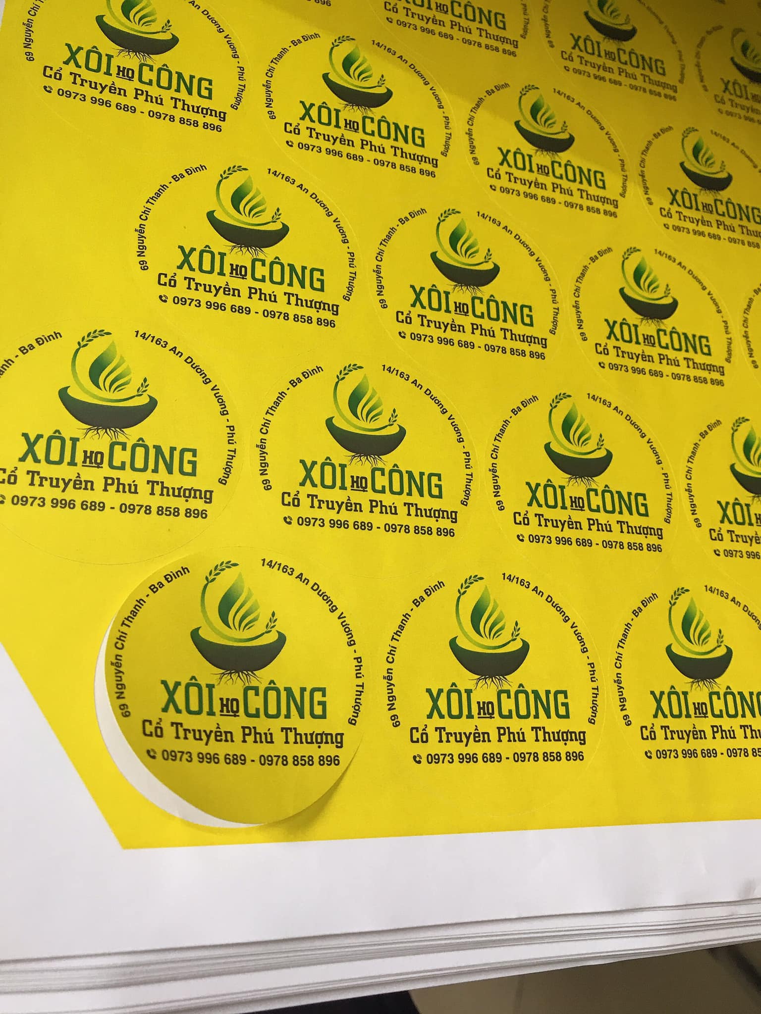 In Sticker theo yêu cầu Hà Nội - Công ty In Thủ Đô | Hanoi