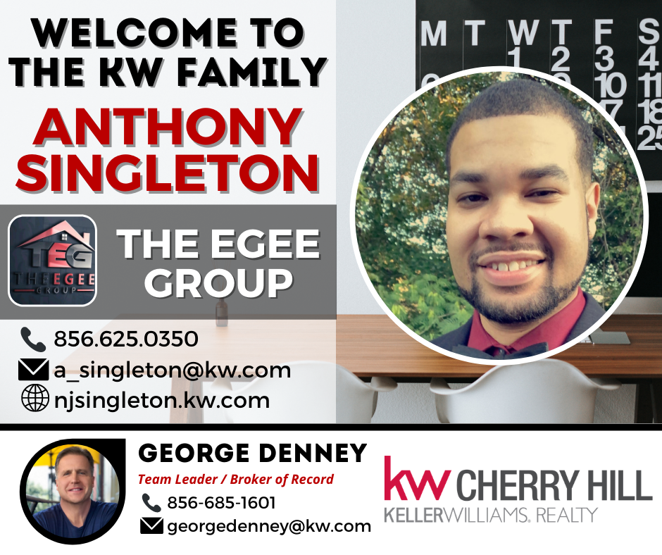 Meet Anthony Singleton !... - Keller Williams Cherry Hill | Facebook