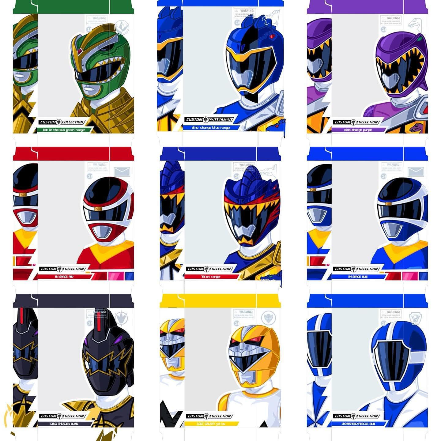 Custom Sentai boxes with Kamen Rider Black
