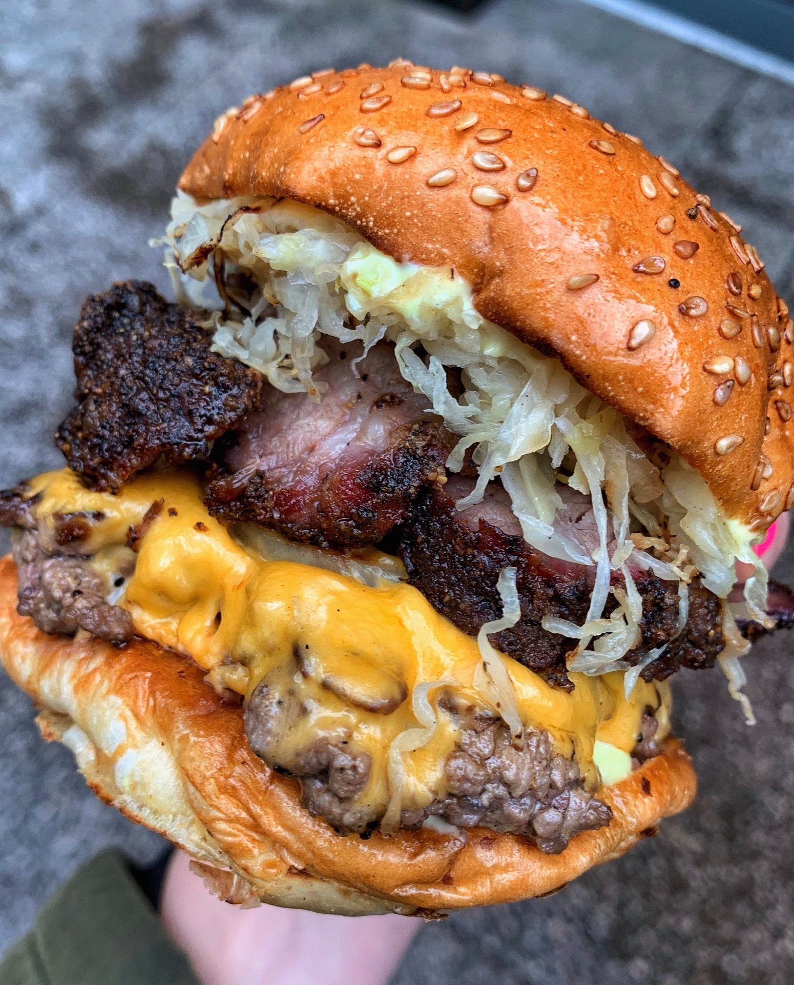 Who needs this burger!? ??? Perfect after a hard days work 