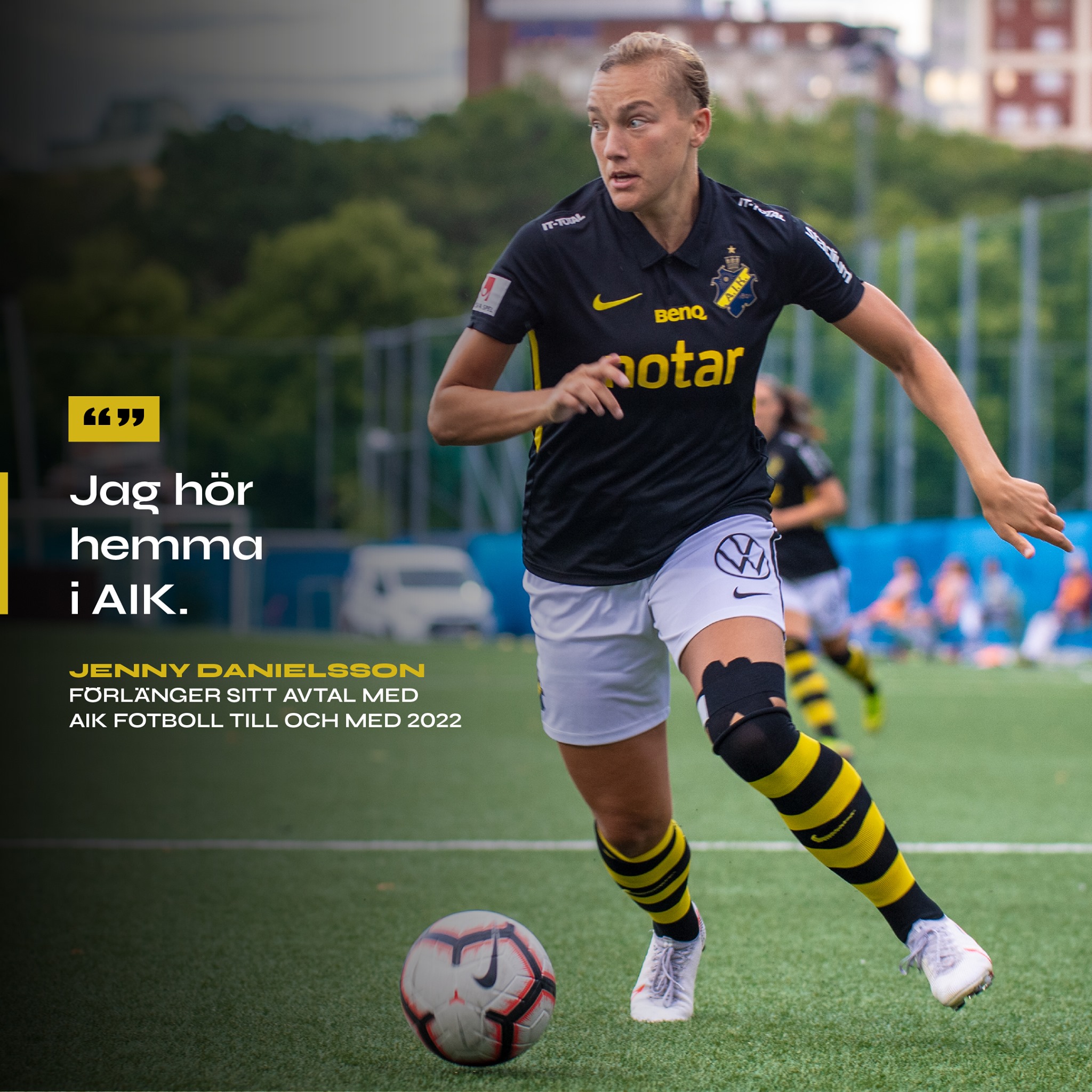 Aik Fotboll Dam Nio Mal Och 22 Malgivande Passningar Under Debutsasongen Var Bara Borjan Nu Ar Aik Fotboll Overens Med Jenny Danielsson Om Ett Tvaarsavtal Som Galler Over Sasongen 2022