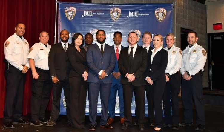 Joliet - This morning, our newest police officers were sworn in ...