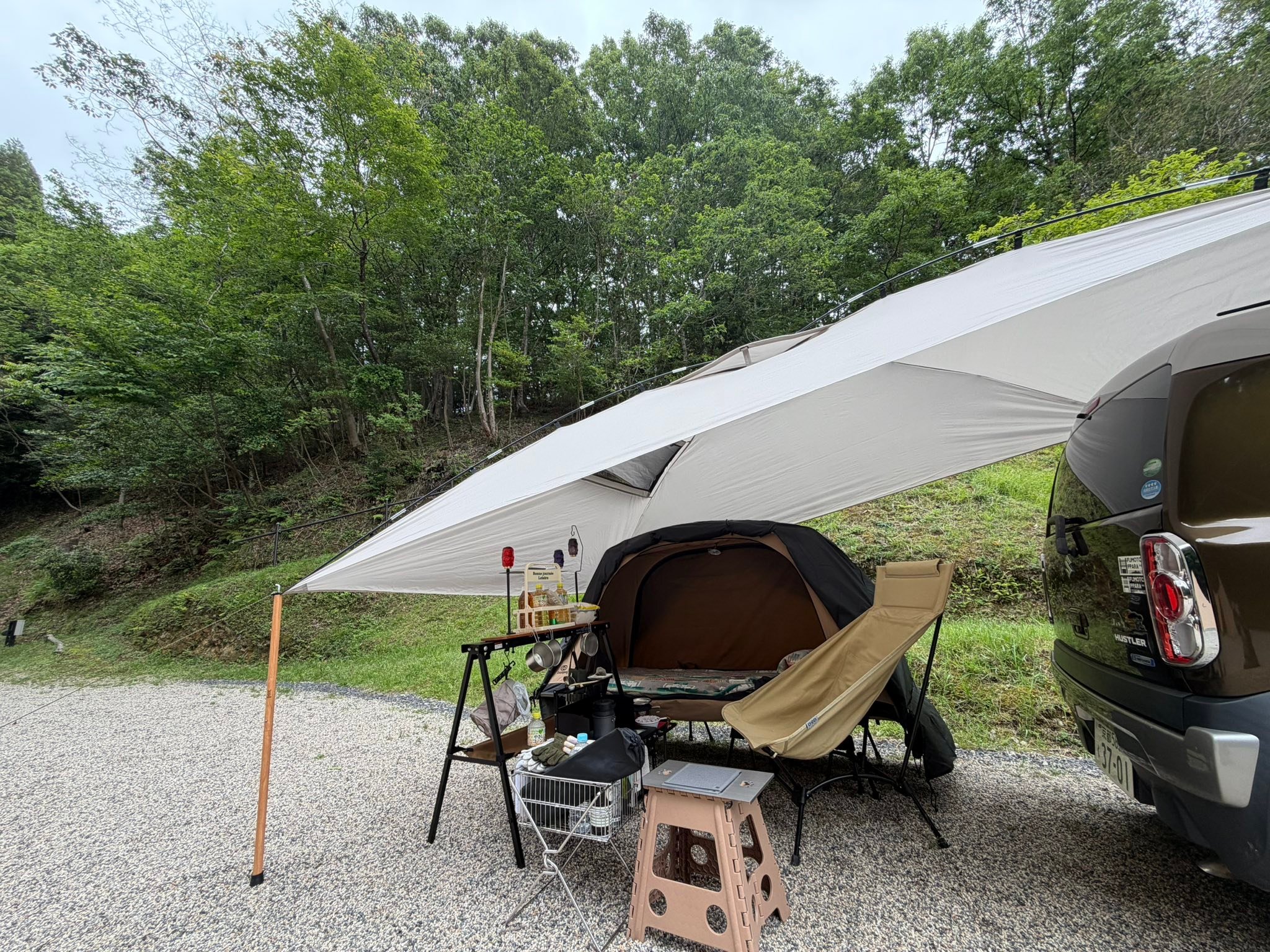 噂のエアテント 初張りです！ Dawningfire BUNKER TENT! エアーテント 