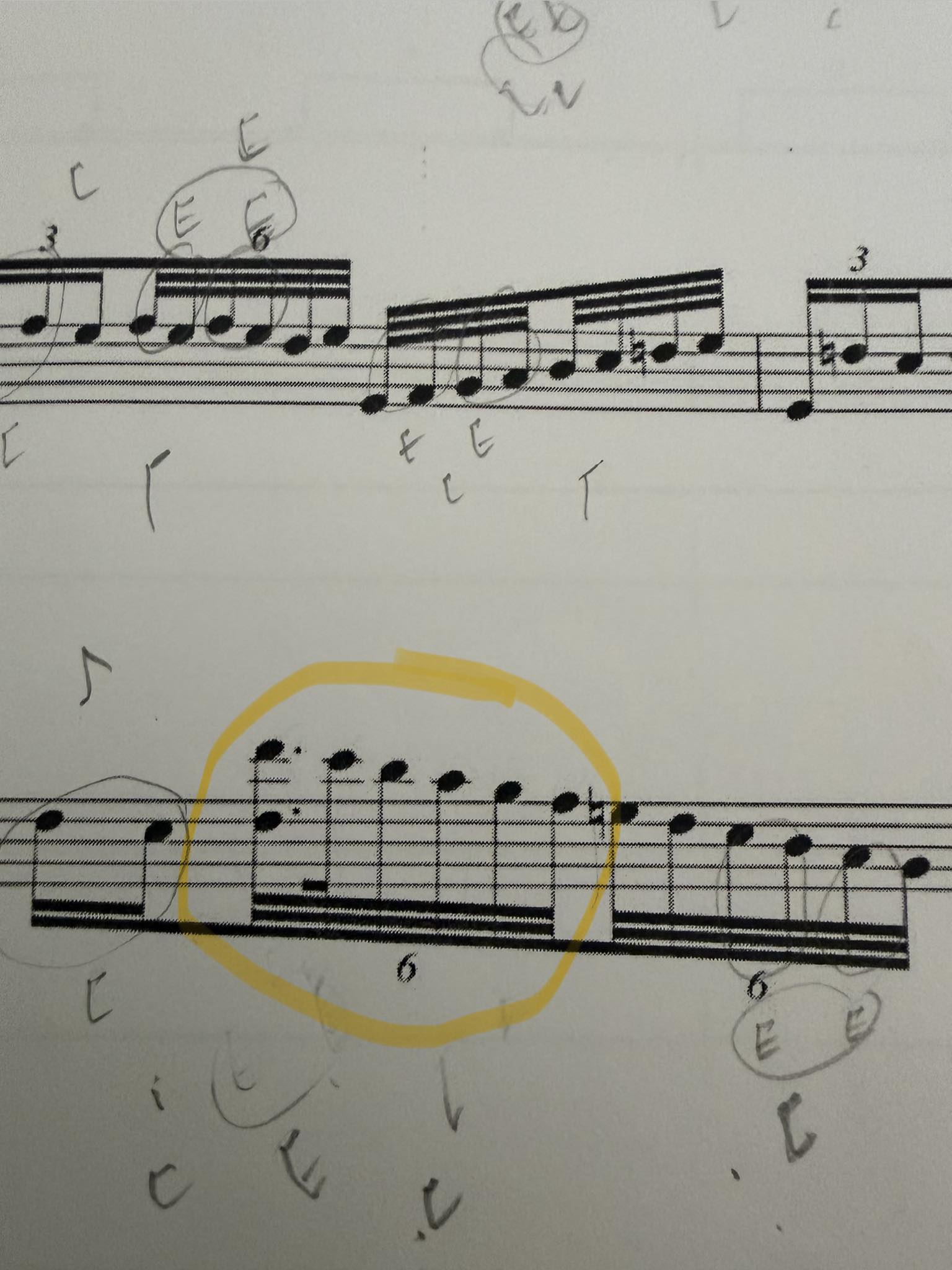 YES 16セット Calculating sextolet with different note kinds?