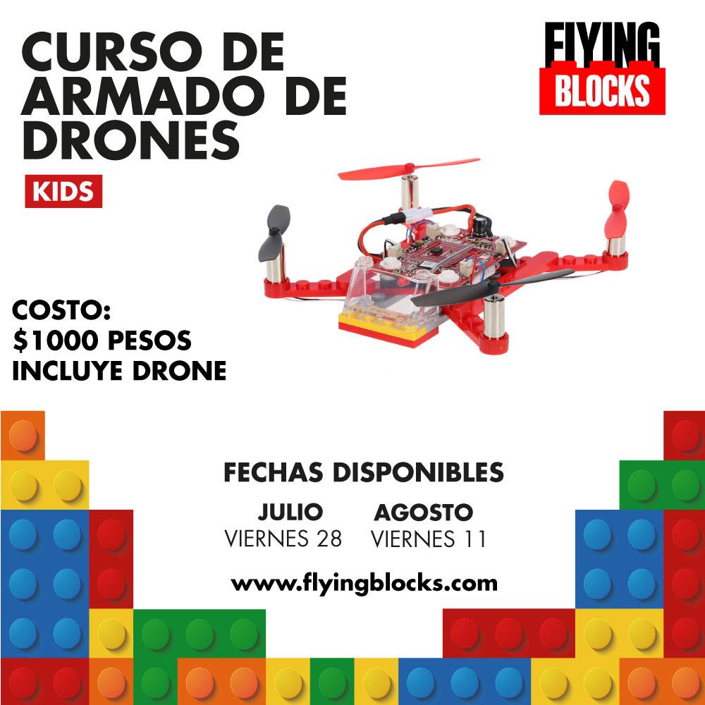 Flying Blocks - Curso de armado de drones para niños