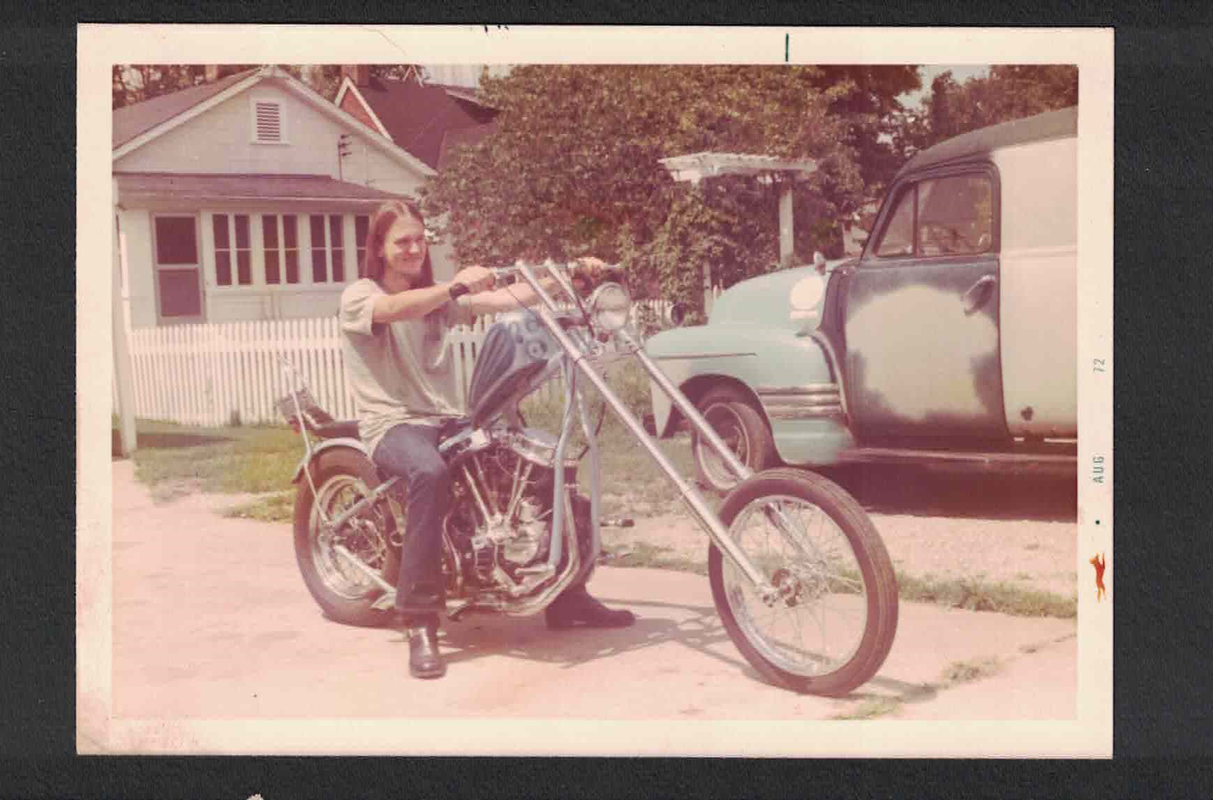 What is the year of this 1970s Harley-Davidson panhead?