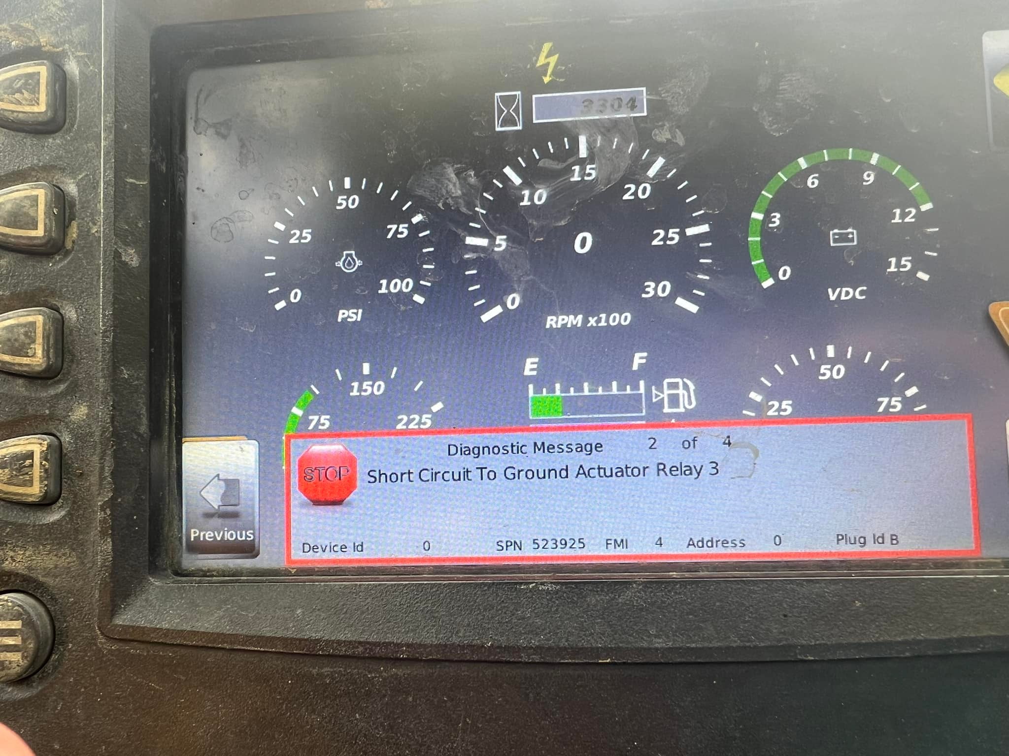 How to access Deutz engine information for a 3.6 engine in a 23/30