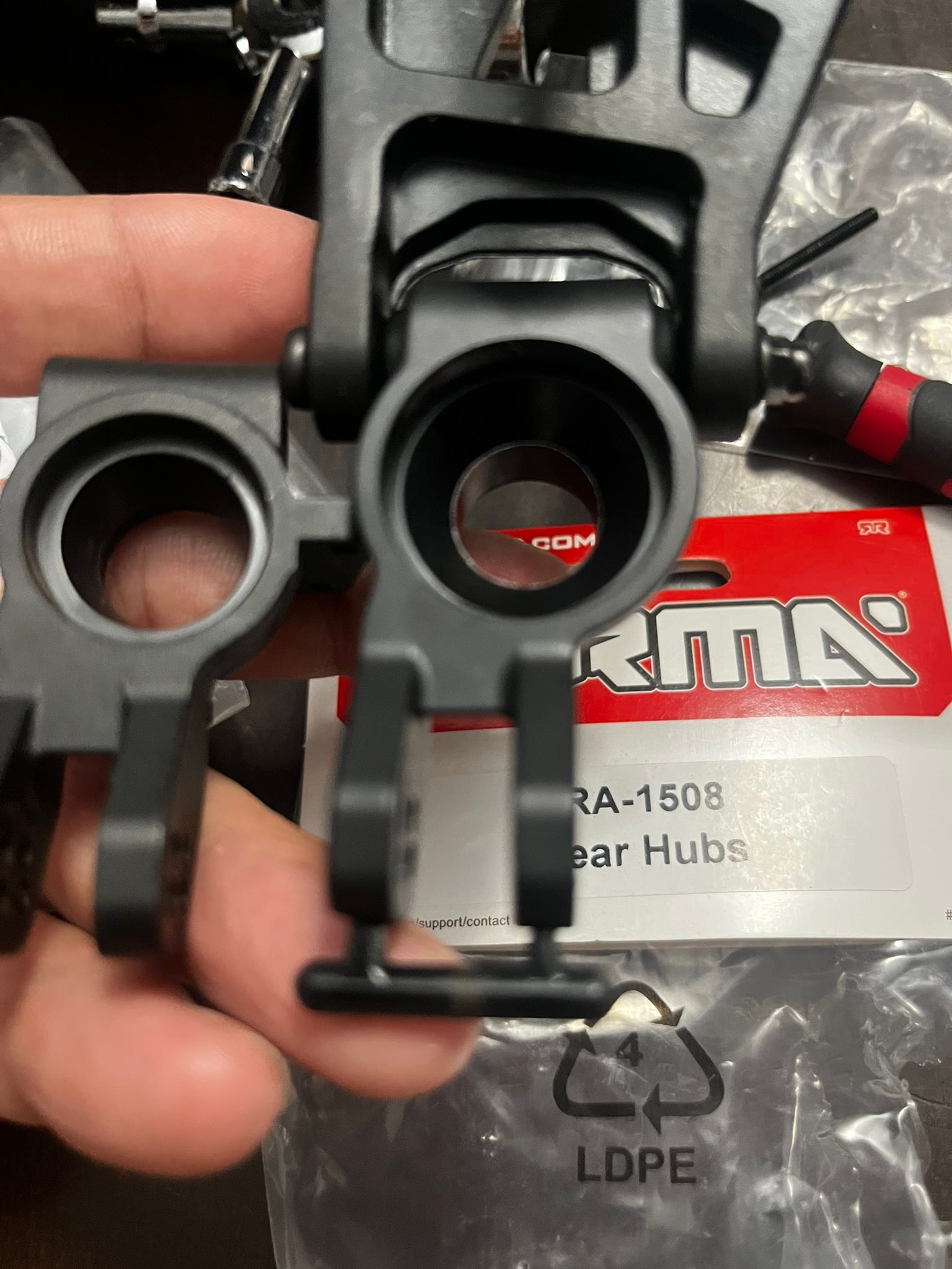 ARRMA Rear Suspension Arm Set A: GROM