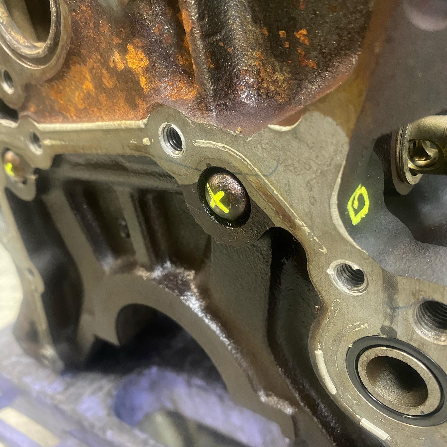 2JZノンターボシリンダーブロックのターボ加工をします。 SR20と共に