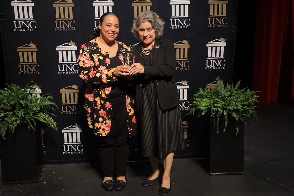 Congratulations to Dr.... - UNCP Department of Social Work