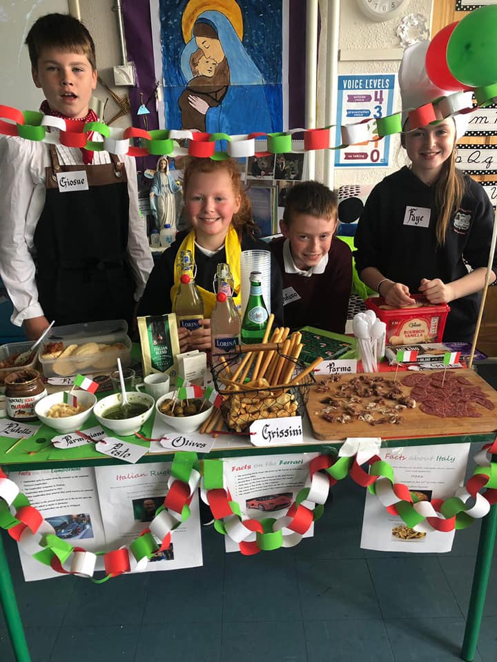 Stackallen NS - 4th Class took a trip around the world on...