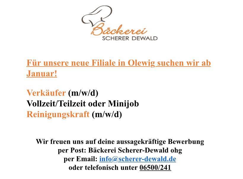 Backerei Scherer Dewald Home Facebook