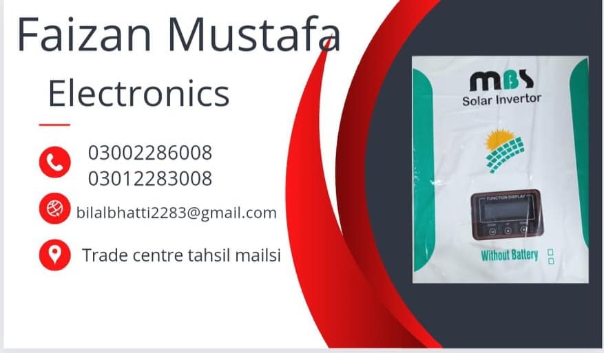 Faizaan e Mustafa Solar Energy Solutions | Mailsi