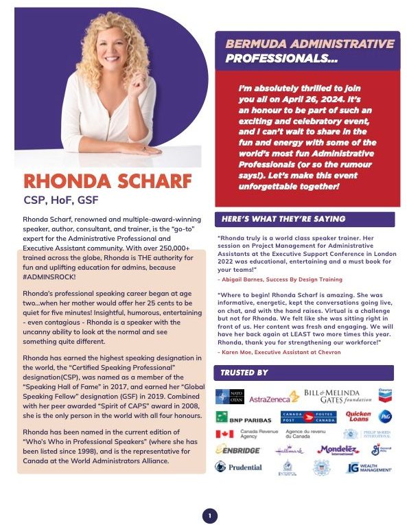 Eighth Annual Administrative Professionals Development Conference
