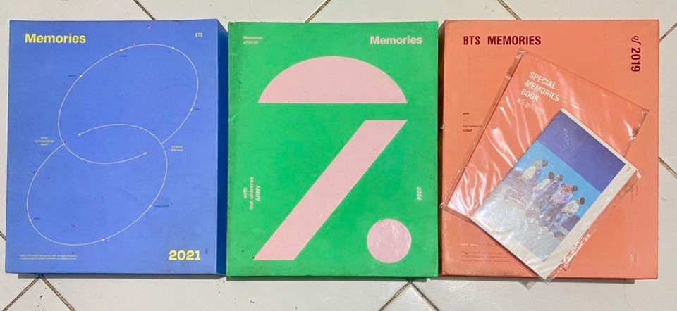 TAKE ALL OFFICIAL BTS Memories 2019, 2020, 2021 [Unsealed] ₱1100