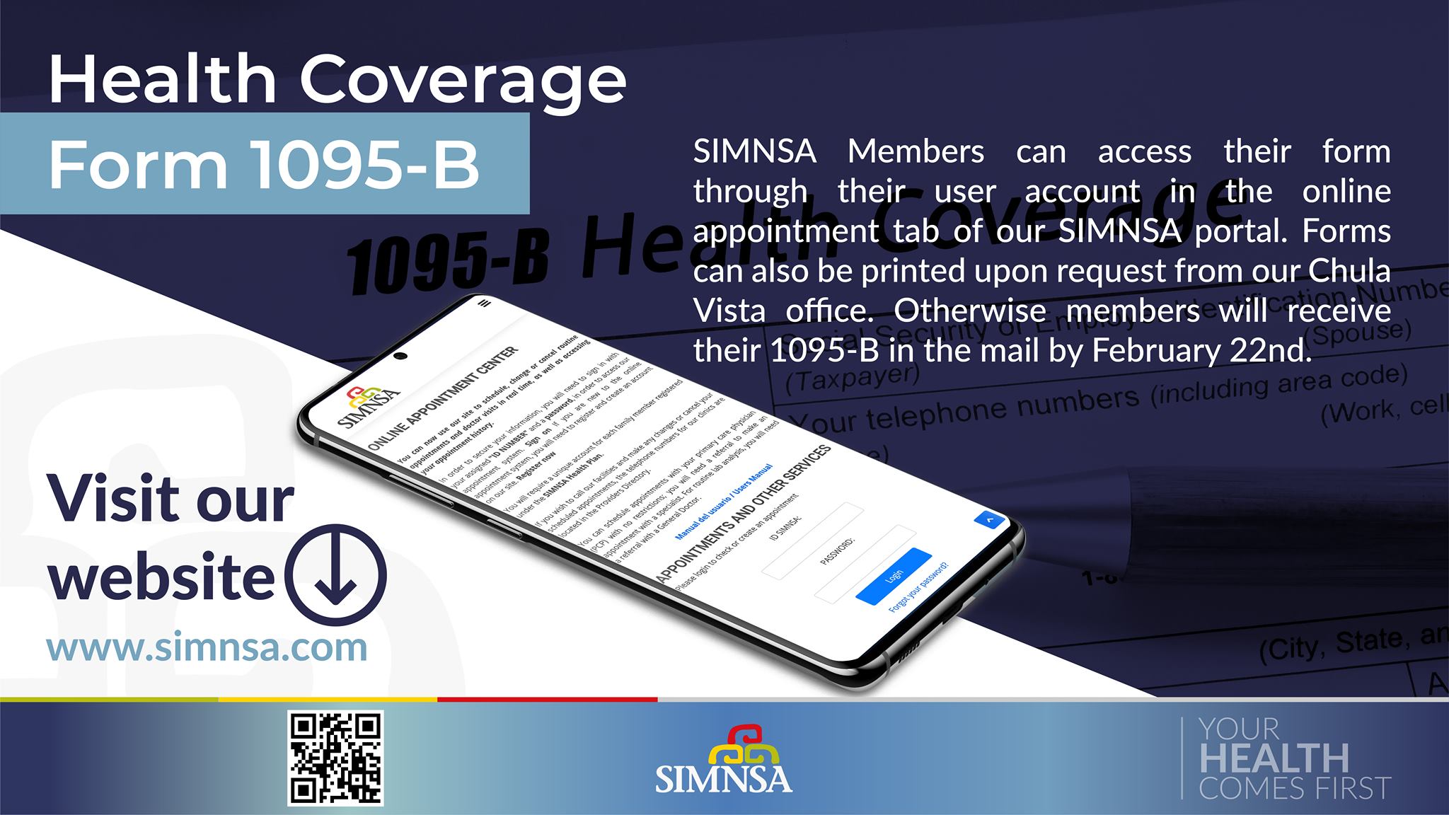 Simnsa - SIMNSA Members can access their 1095-B form on their online ...