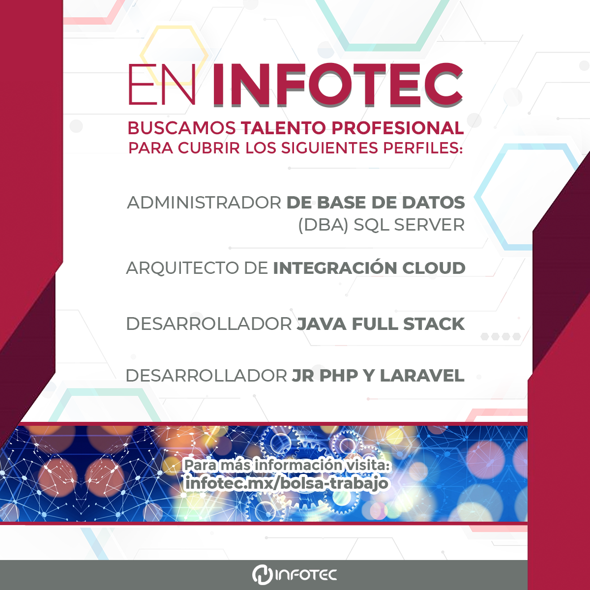 INFOTEC México - En INFOTEC México buscamos profesionales... | Facebook