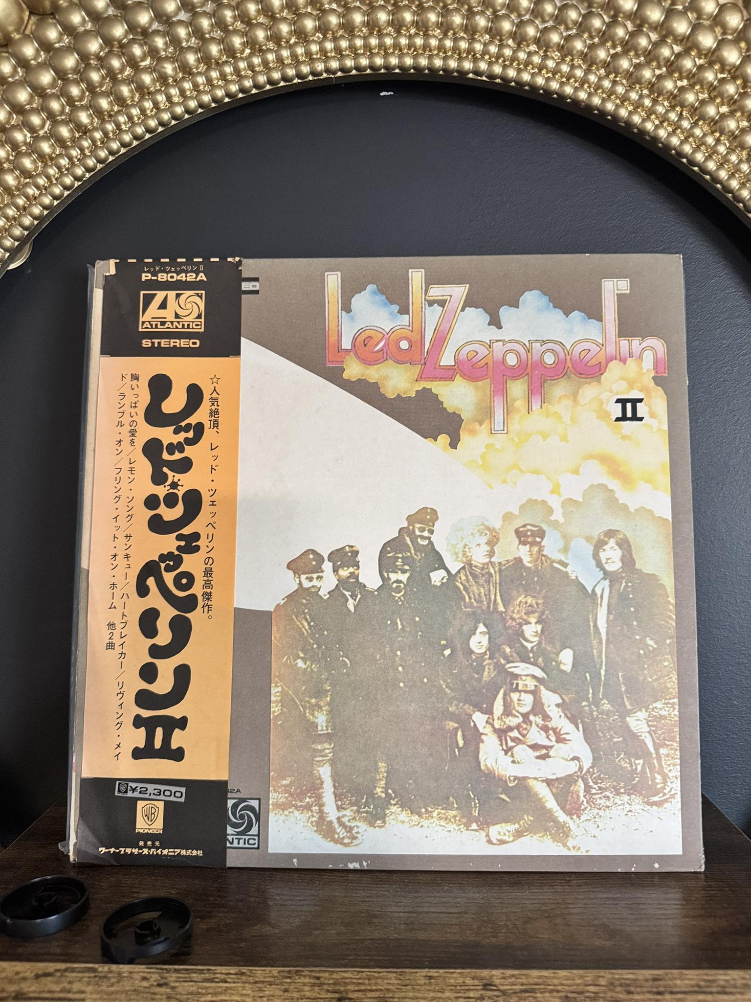 Japanese pressing of Led Zeppelin II record