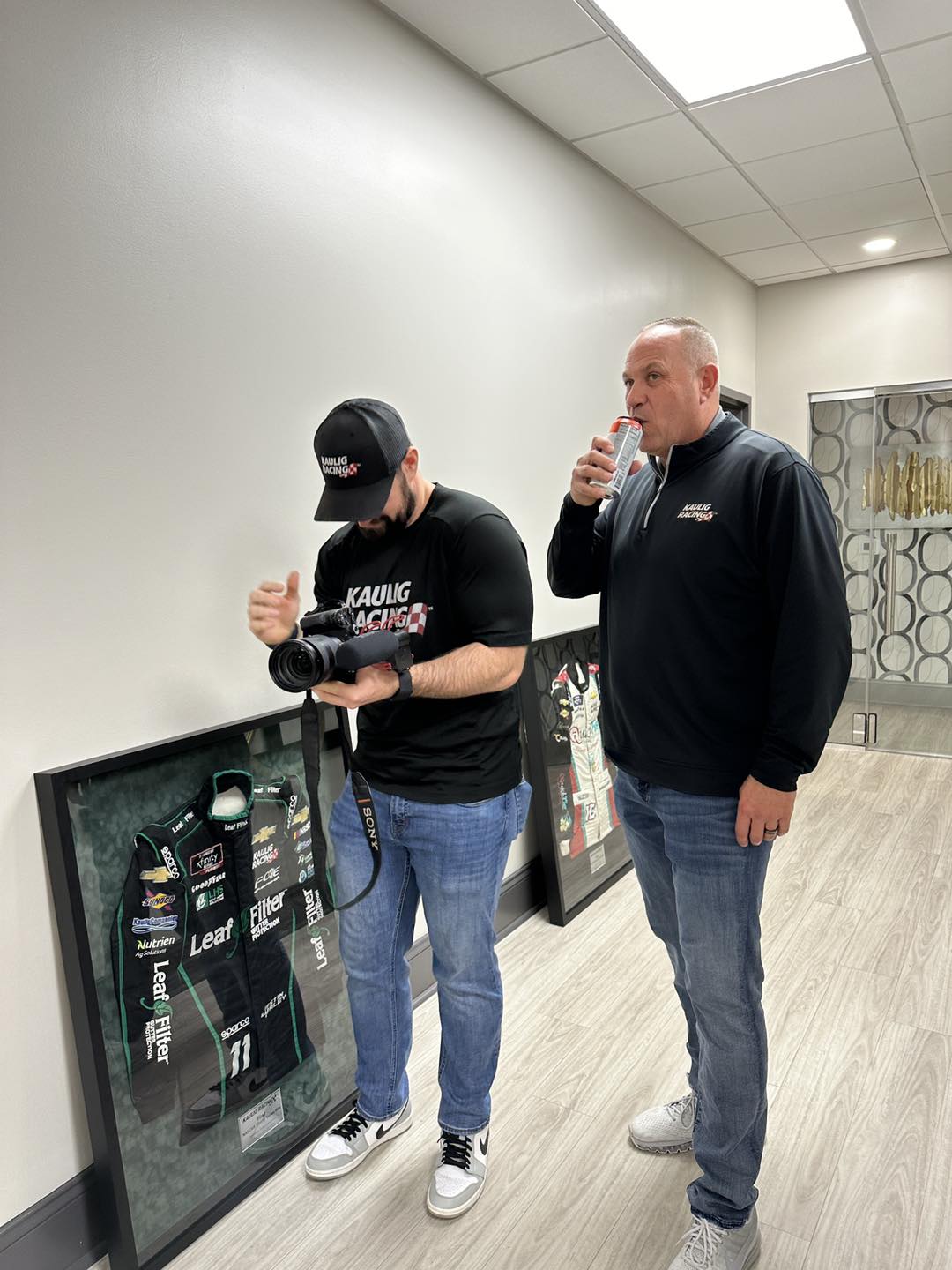 Chris Rice - Doing some fun stuff at Kaulig Racing today!...